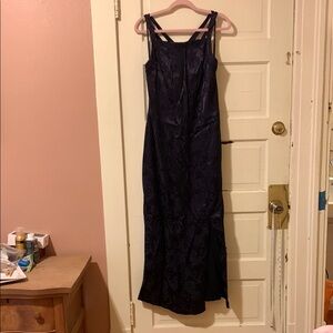 CDC Deep Purple Strappy Sleeveless Maxi Gown